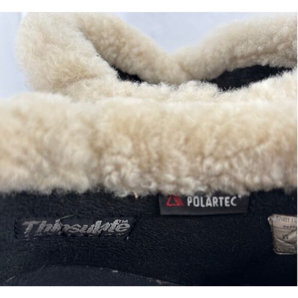 Merrel Tibet Shearling Leather Boots Size 8.5 Thinsulate Fleece - Picture 11 of 11